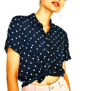 Bershka Polka Top